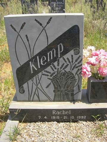 KLEMP Rachel 1915-1992