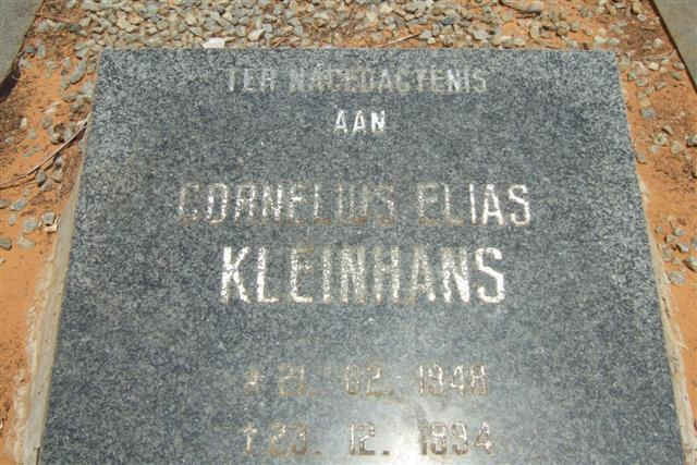 KLEINHANS Cornelius Elias 1948-1994