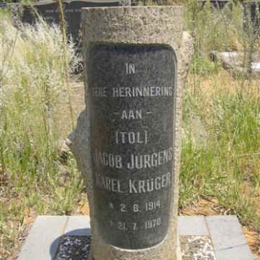 KRUGER Jacob Jurgens Karel 1914-1970