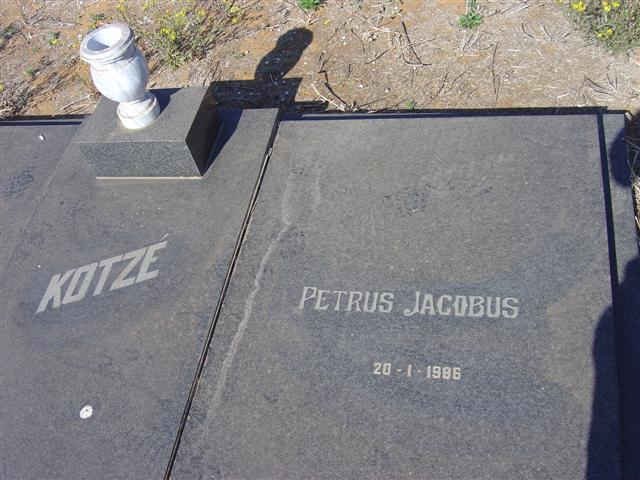 KOTZE Petrus Jacobus -1986
