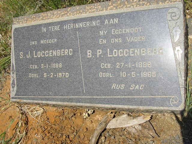 LOGGENBERG B.P. 1886-1965 &amp; S.J. 1888-1970