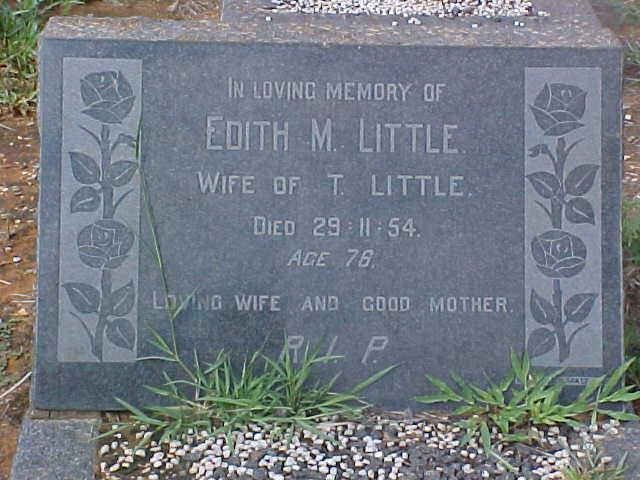 LITTLE Edith M. -1954