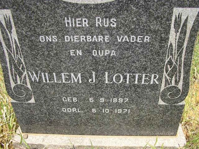 LOTTER Willem J. 1897-1971