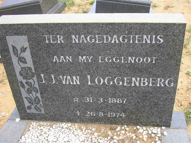 LOGGENBERG J.J., van 1887-1974