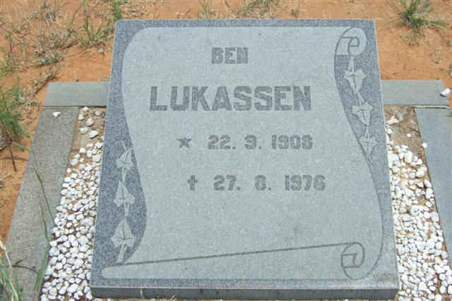LUKASSEN Ben 1908-1976