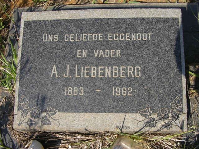 LIEBENBERG A.J. 1883-1962
