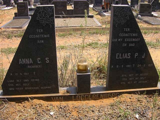 LOGGERENBERG Elias P., van 1911-1971 &amp;  Anna C.S. NIENABER 1917-