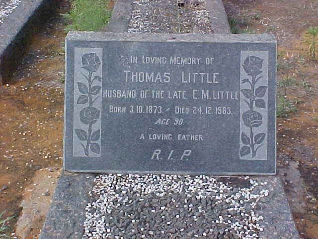 LITTLE Thomas 1873-1963