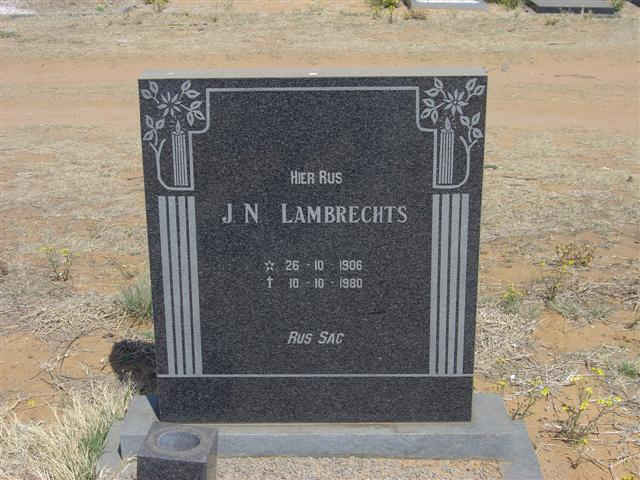LAMBRECHTS J.N. 1906-1980