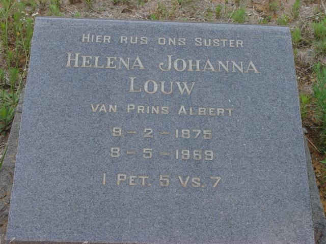 LOUW Helena Johanna 1875-1969