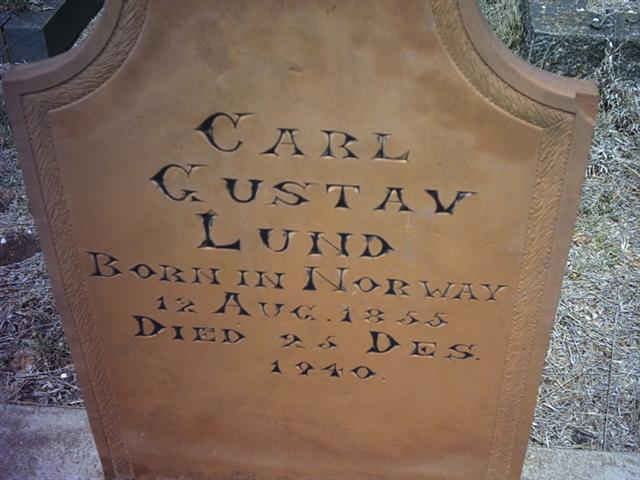 LUND Carl Gustav 1855-1940
