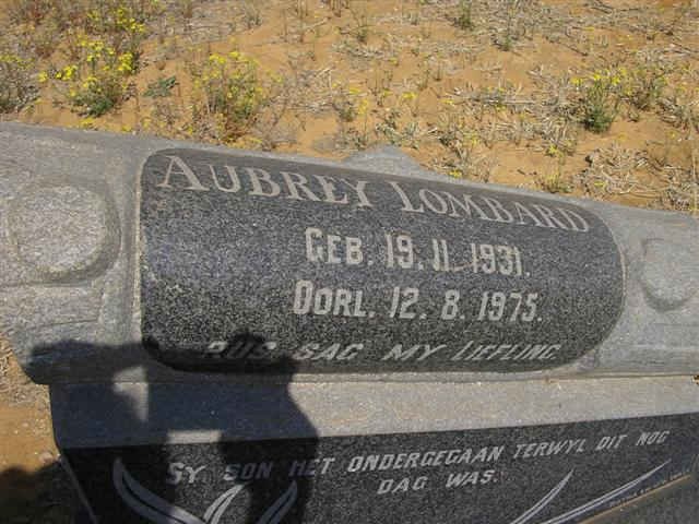 LOMBARD Aubrey 1931-1975
