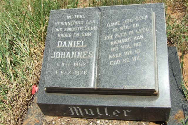 MULLER Daniel Johannes 1953-1976