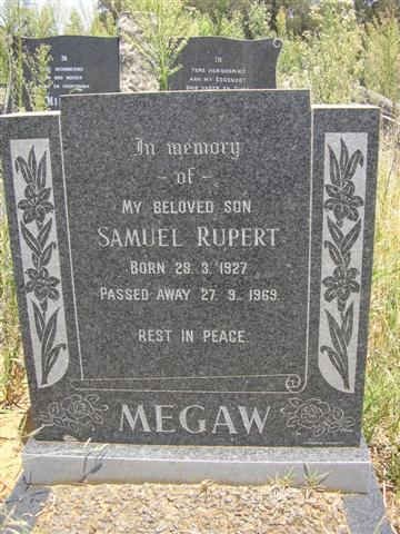 MEGAW Samuel Rupert 1927-1969