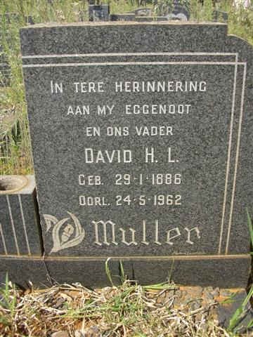 MULLER David H.L. 1886-1962