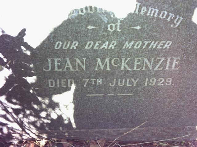 McKENZIE Jean -1929