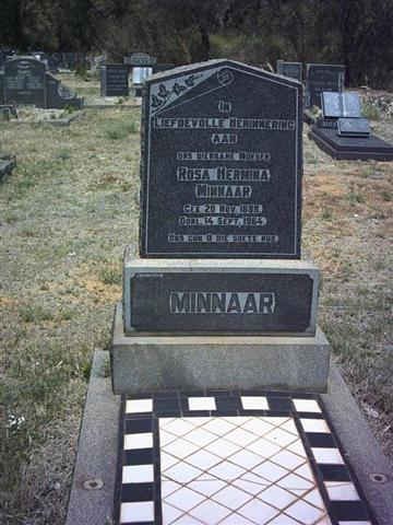 MINNAAR Rosa Hermina 1888-1964