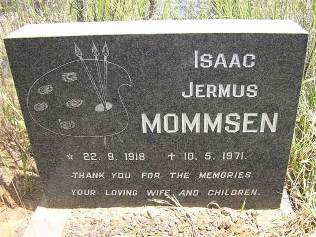 MOMMSEN Isaac Jermus 1918-1971