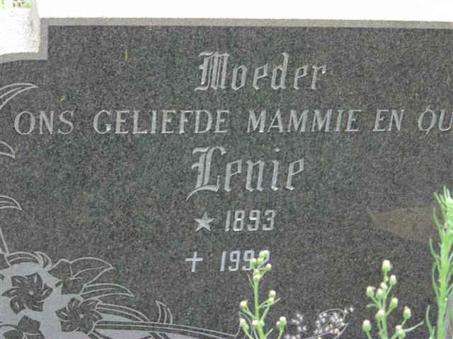 MASSYN Lenie 1893-1992