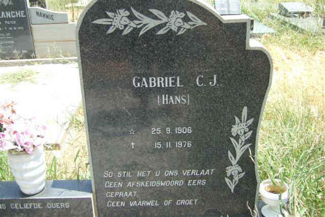 MYBURGH Gabriel C.J. 1906-1976