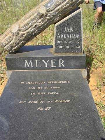 MEYER Jan Abraham 1917-1963