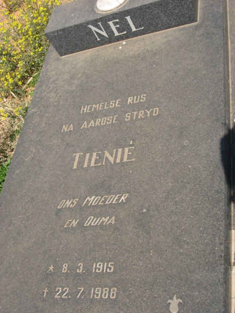 NEL Tienie 1915-1988