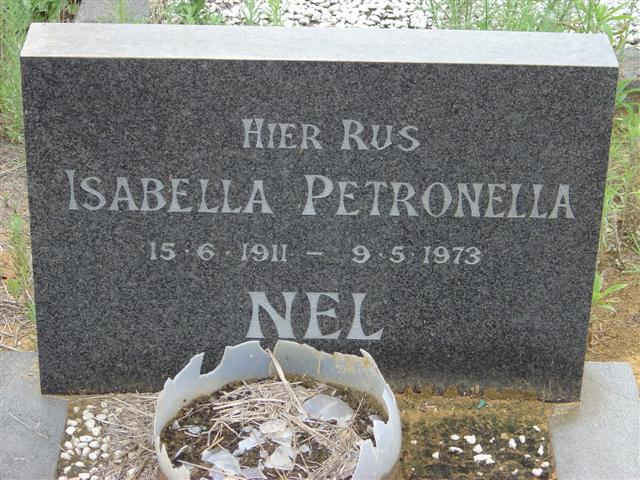 NEL Isabella Petronella 1911-1973