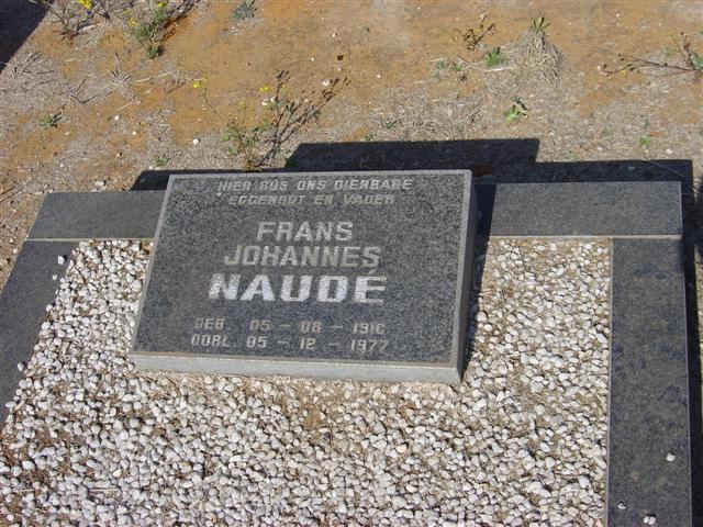 NAUDÉ Frans Johannes 1910-1977