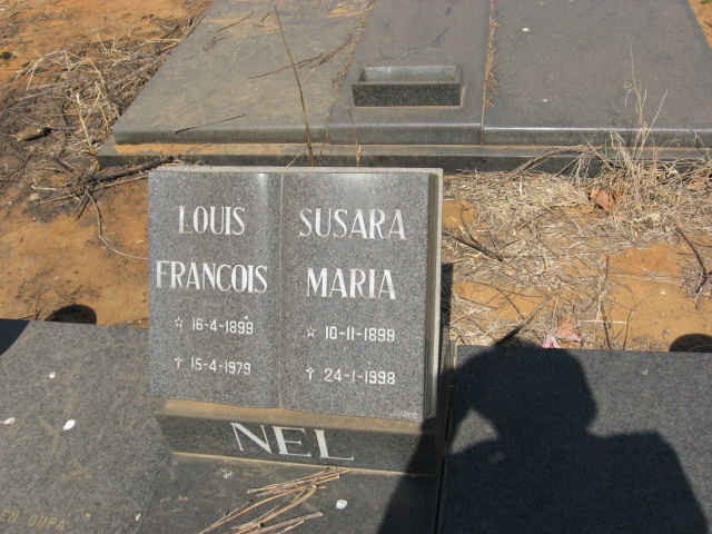 NEL Louis Francois 1899-1979 &amp; Susara Maria 1899-1998