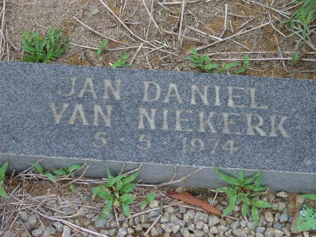 NIEKERK Jan Daniel, van 1974