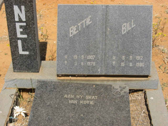 NEL Bill 1912-1980 &amp; Bettie 1907-1979