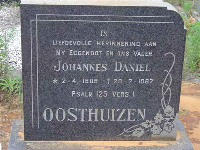 OOTSHUIZEN Johannes Daniel 1905-1967
