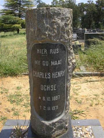 OCHSE Charles Henry 1887-1971