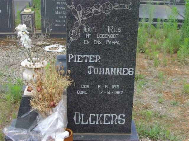 OLCKERS Pieter Johannes 1918-1967