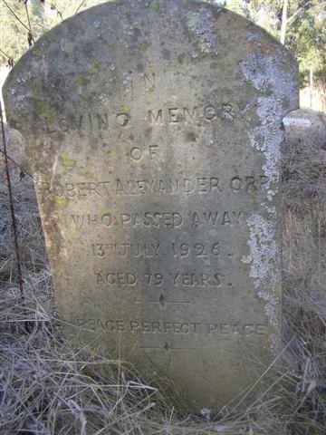 ORR Robert Alexander -1924