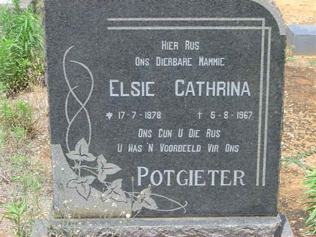 POTGIETER Elsie Cathrina 1878-1967