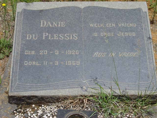 PLESSIS Danie, du 1920-1969