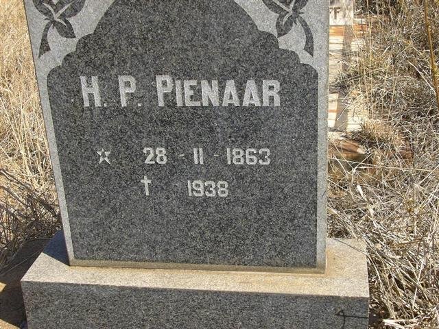 PIENAAR H.P. 1863-1938