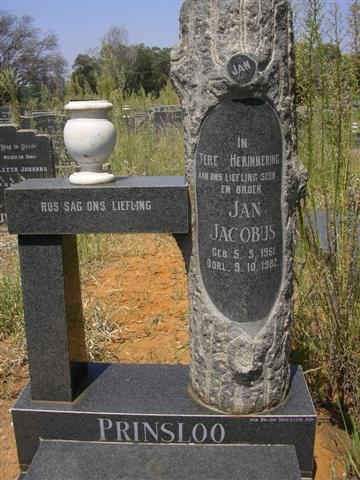 PRINSLOO Jan Jacobus