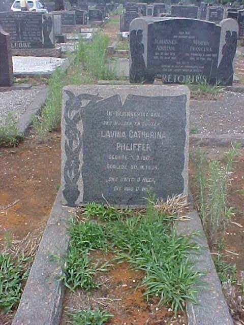 PHEIFFER Lavina Catharina