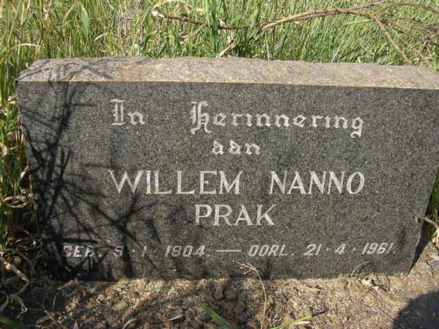 PRAK Willem Nanno 1904-1961
