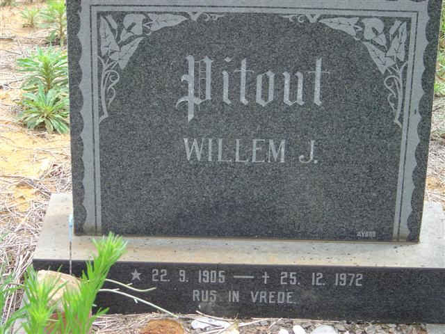 PITOUT Willem J.1905-1972