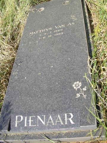 PIENAAR  Matthys v As.1929-1989