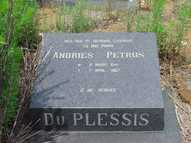 PLESSIS Andries Petrus, du 1941-1967