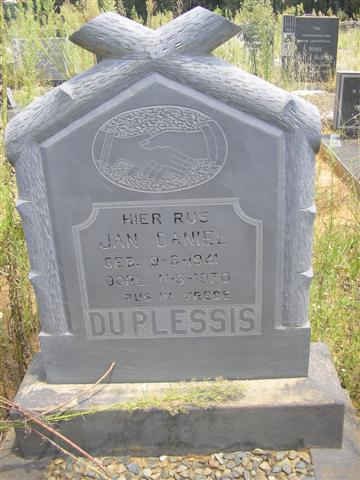PLESSIS Jan Daniel, du