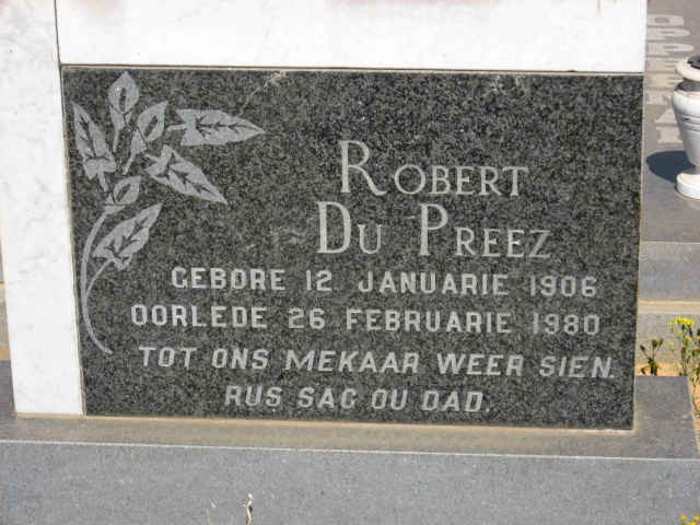 PREEZ Robert, du 1906-1980