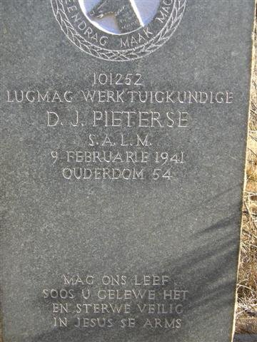 PIETERSE D.J. -1941