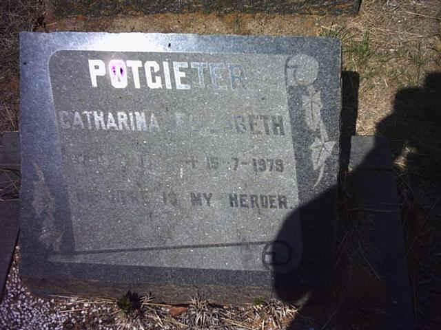 POTGIETER Catharina Elizabeth -1979