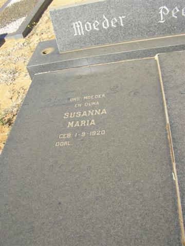 PEENS Susanna Maria 1920-