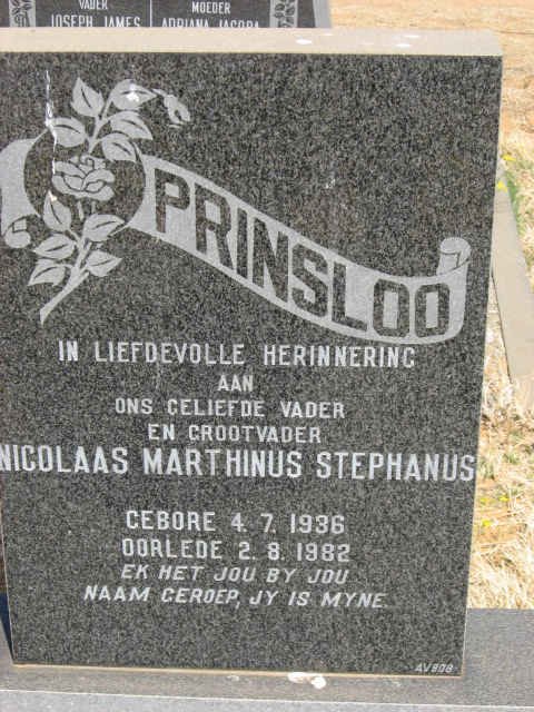 PRINSLOO Nicolaas Marthinus Stephanus 1936-1982